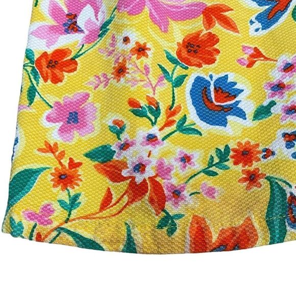 Tommy Hilfiger Women’s Size 14 Floral Yellow Pencil Straight Skirt Knee Length - Picture 12 of 15